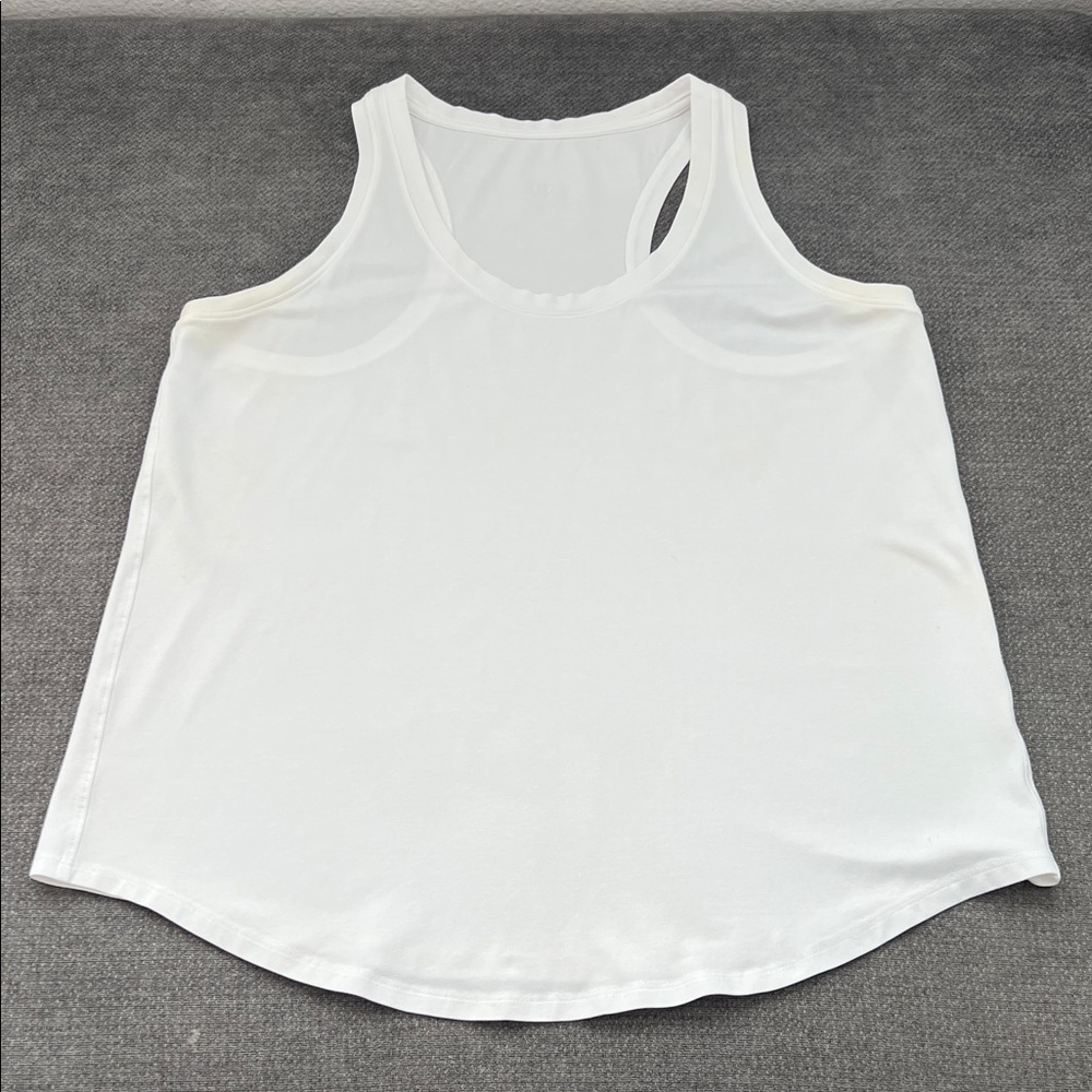 lululemon athletica White Racerback Performance Tank